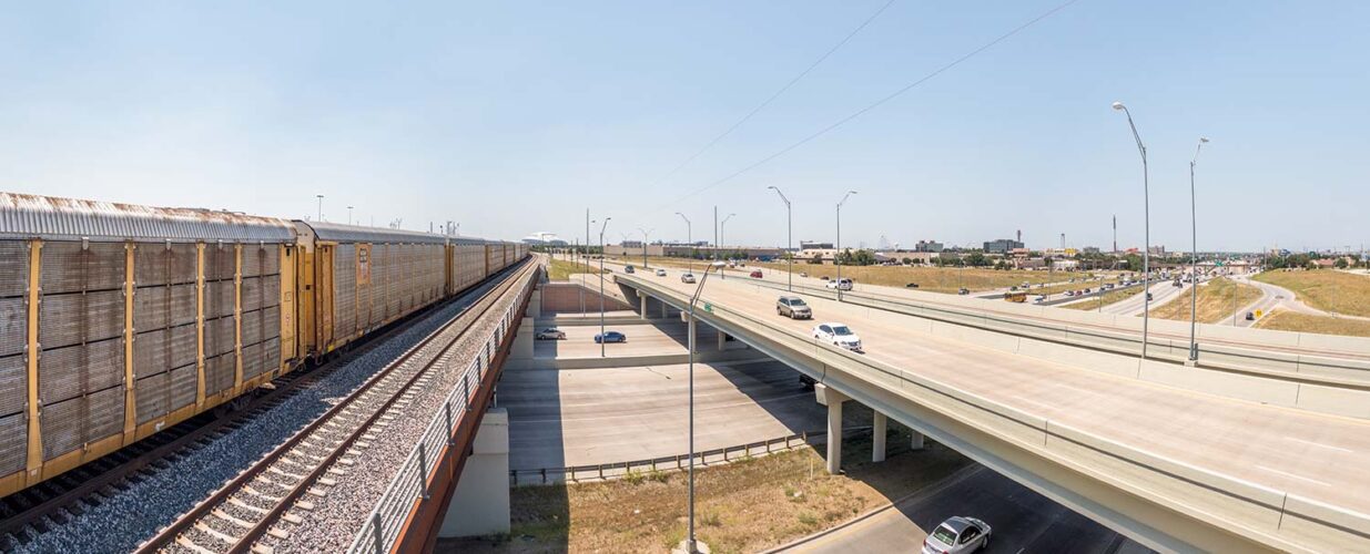 SH 360 SH 180 Division Street Interchange top of bridges